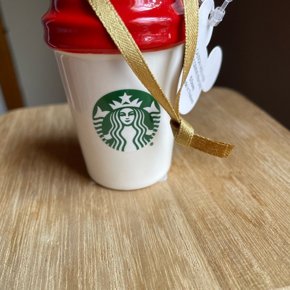 STARBUCKS DISNEY WORLD THEME PARK MICKEY MOUSE CERAMIC TUMBLER ORNAMENT - Picture 4 of 7